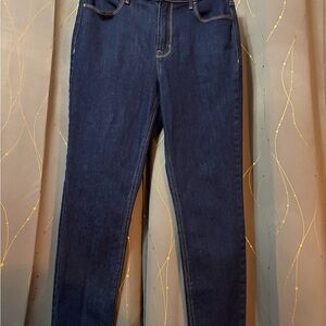 Old Navy High-Rise WOW Super-Skinny Jeans in Deep Indigo